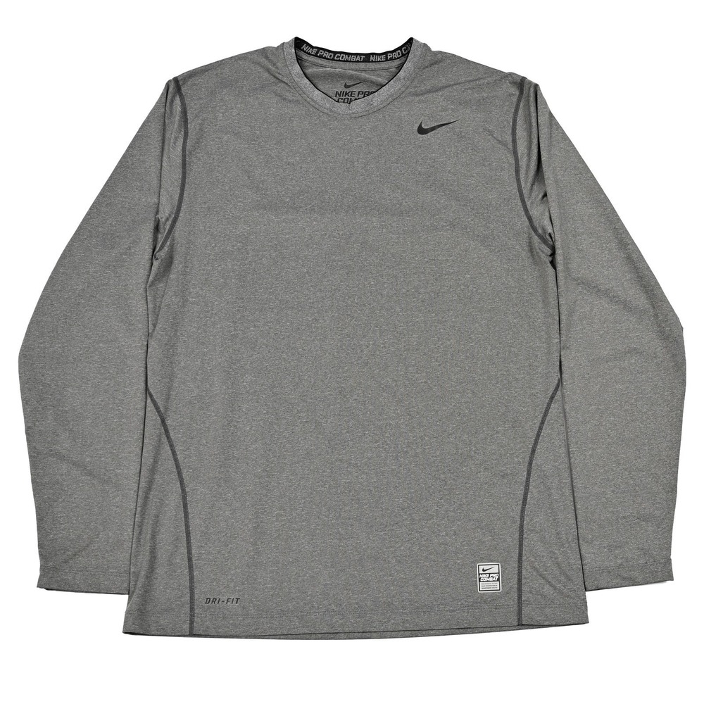 Nike Pro Combat Shirt Mens Large Dri-FIT Long Sleeve Fitted Athletic Workout Gym
